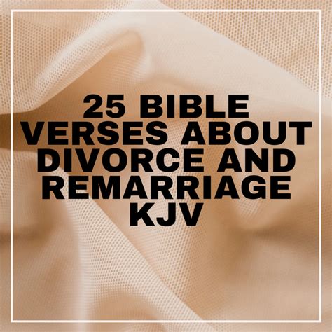 Matthew 199 (ESV) And I say to you whoever divorces his wife, except for sexual immorality, and marries another, commits adultery. . Kjv divorce and remarriage